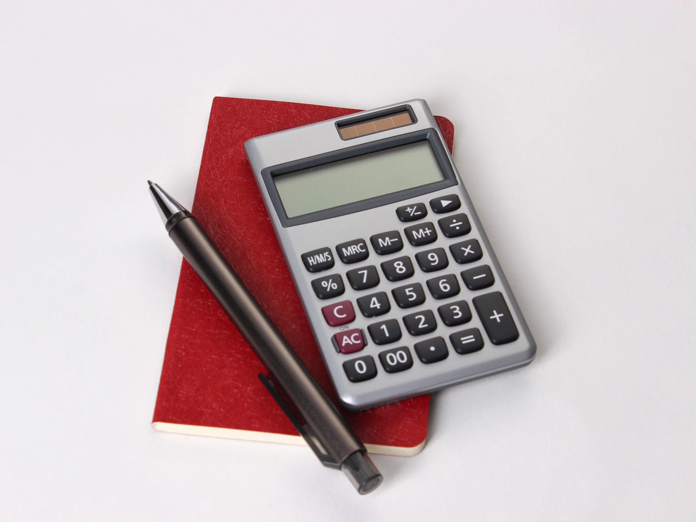 Calculator and notebook for Donegal tax returns