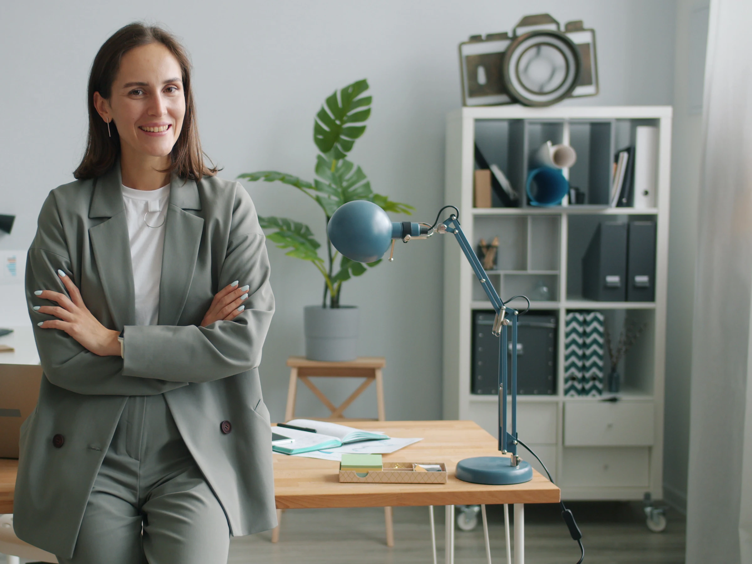 Company director in her Kildare office