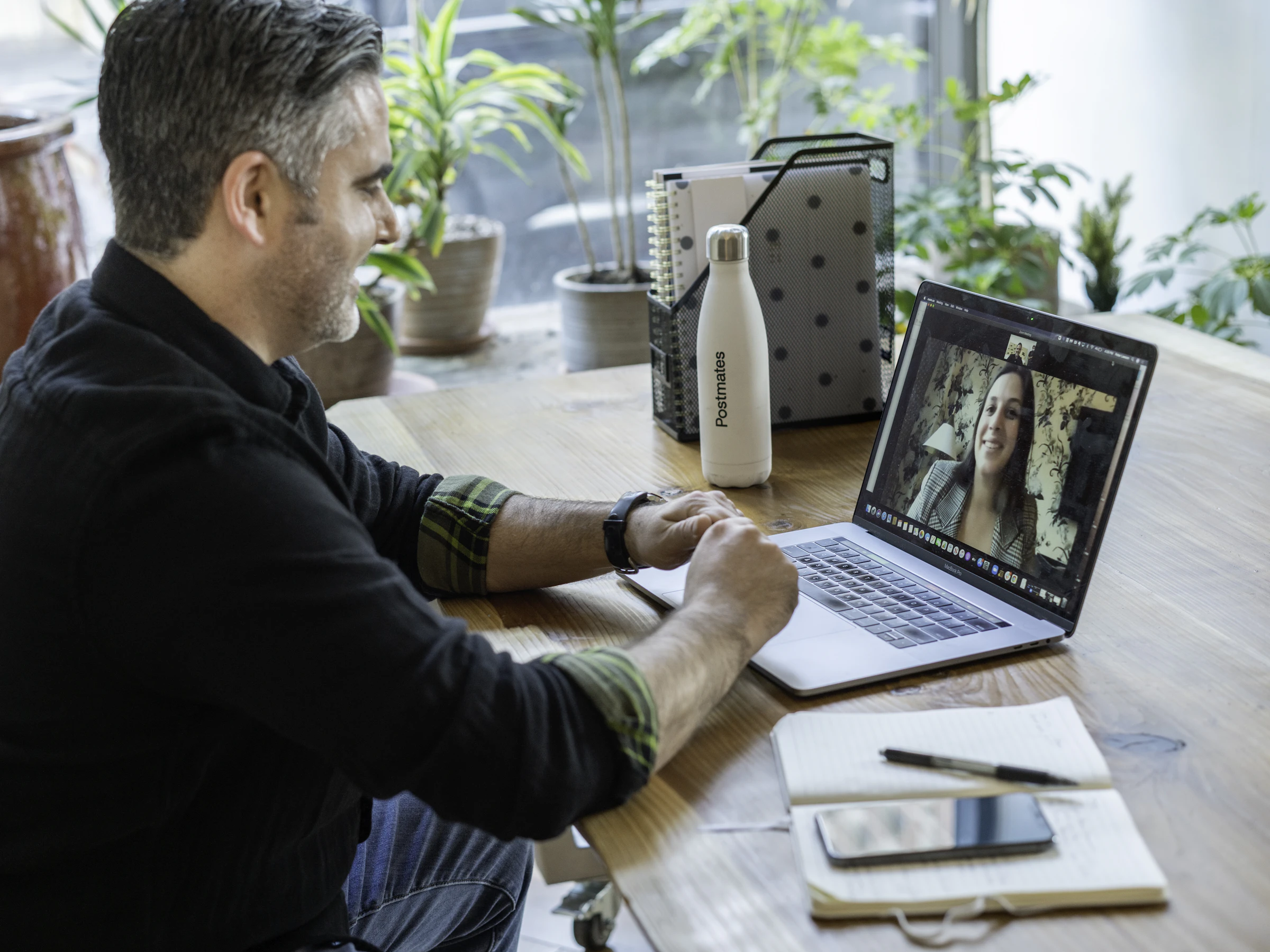 Video call with an accountant for a Kildare business