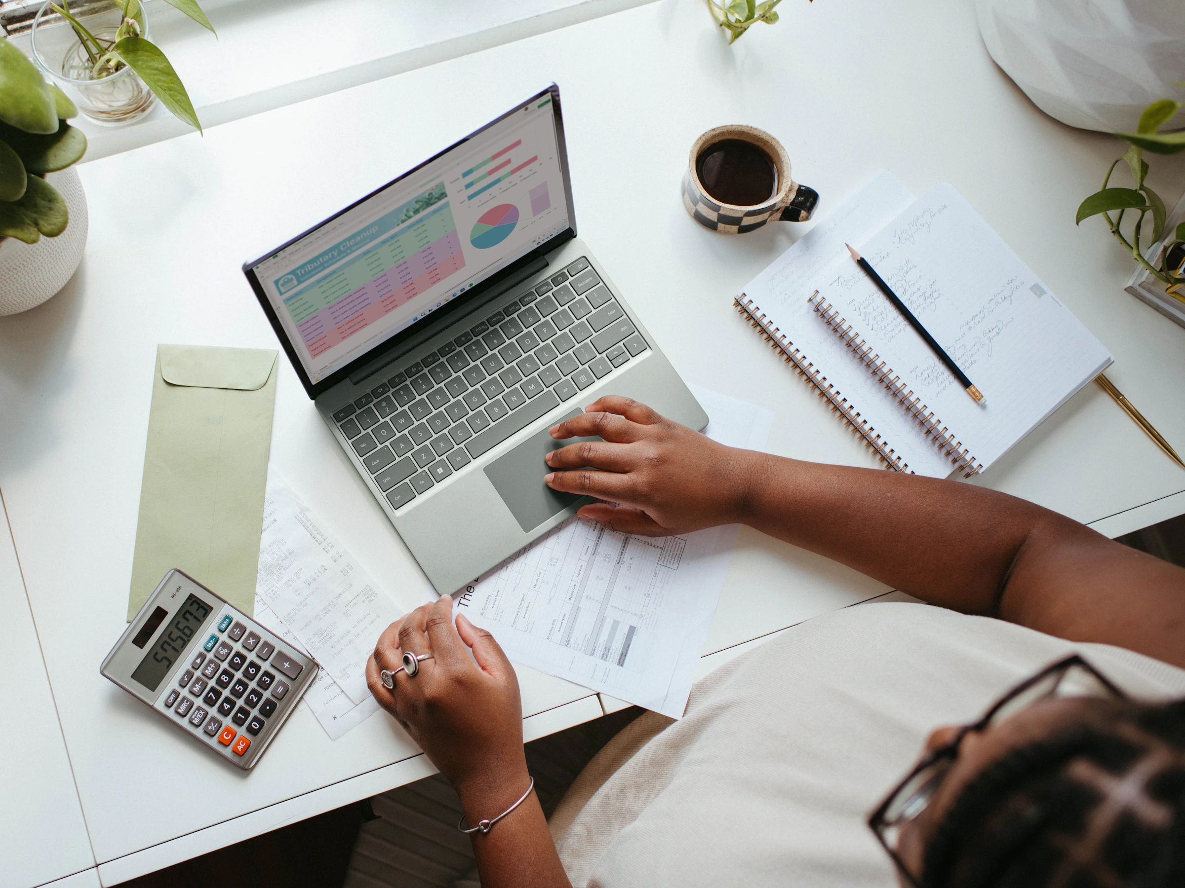 Filing VAT returns on a laptop for a Kilkenny business
