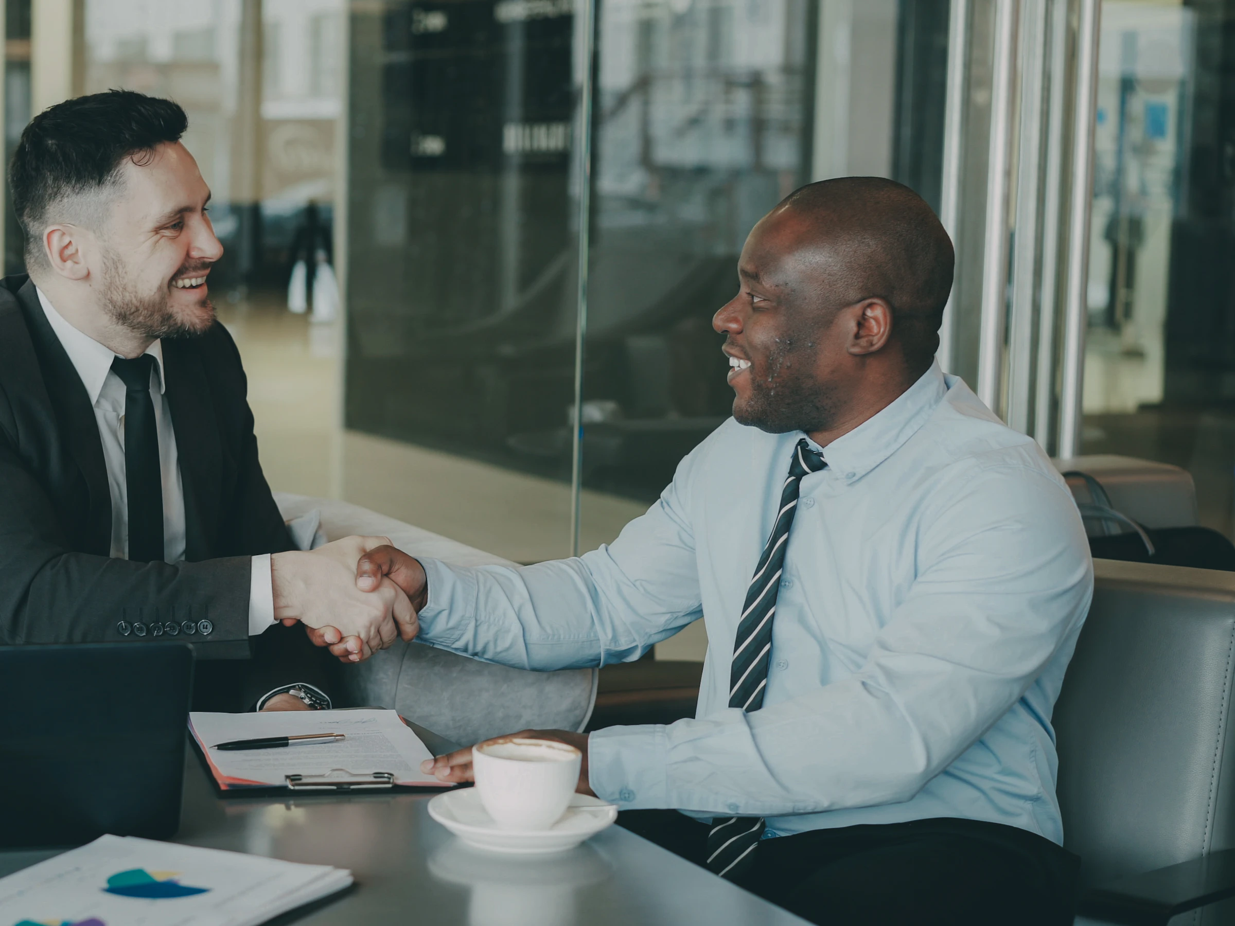 Handshake between a Mayo business owner and their accountant