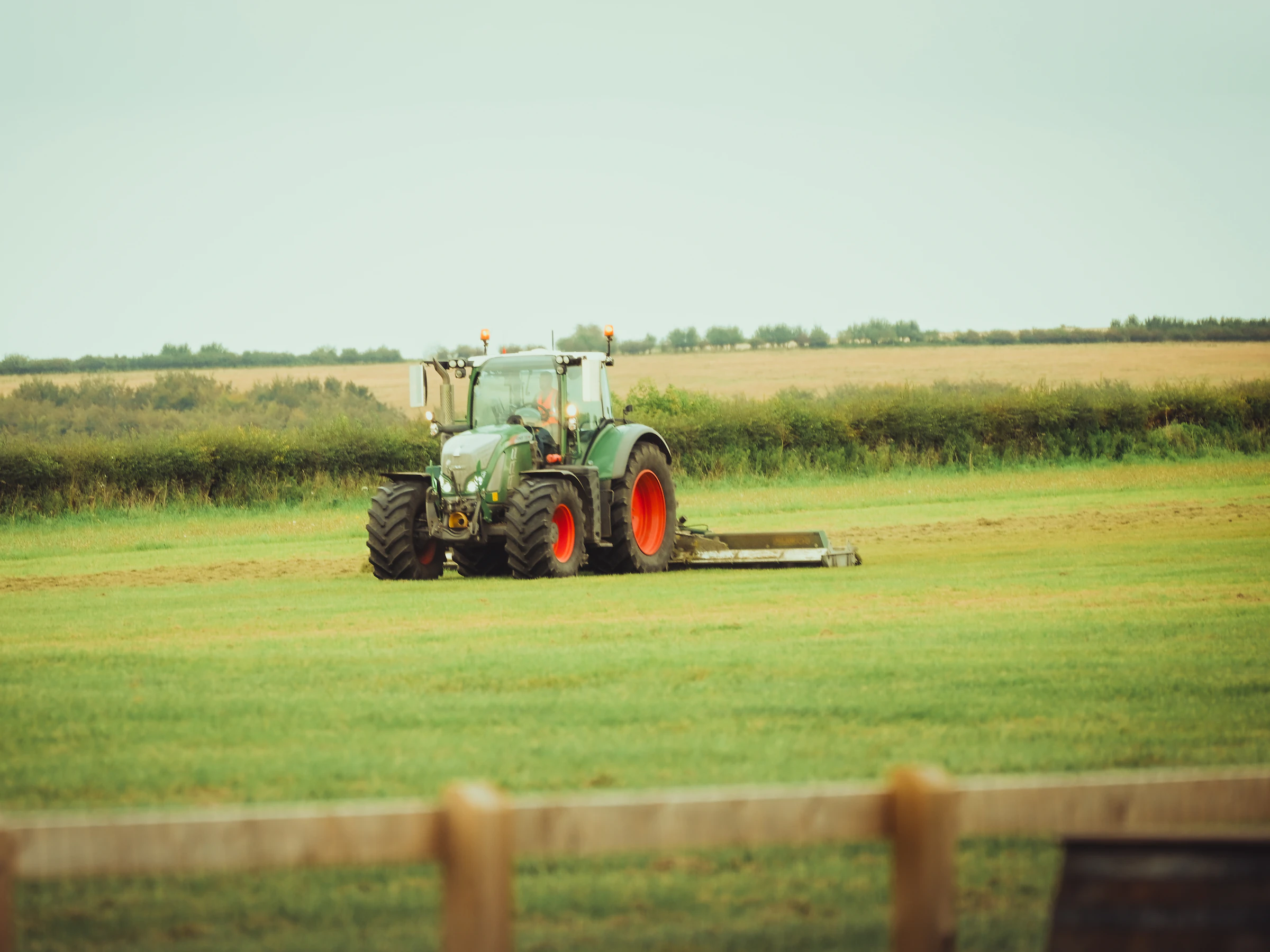 Tractor working a field on a Tipperary farm