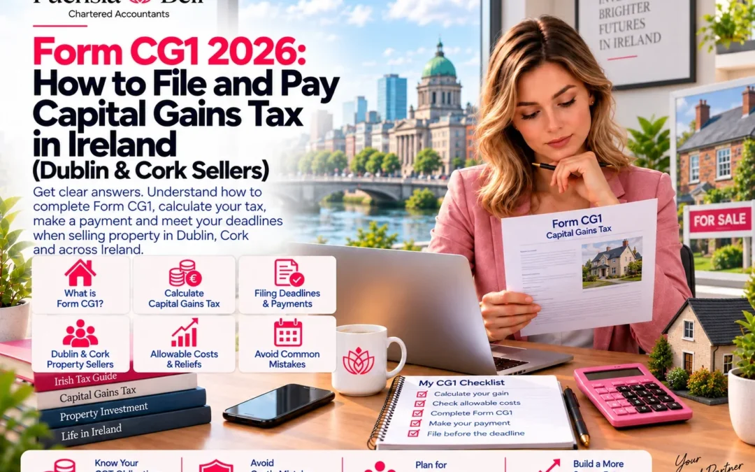 Form CG1 2026: How to File and Pay Capital Gains Tax in Ireland (Dublin & Cork Sellers)